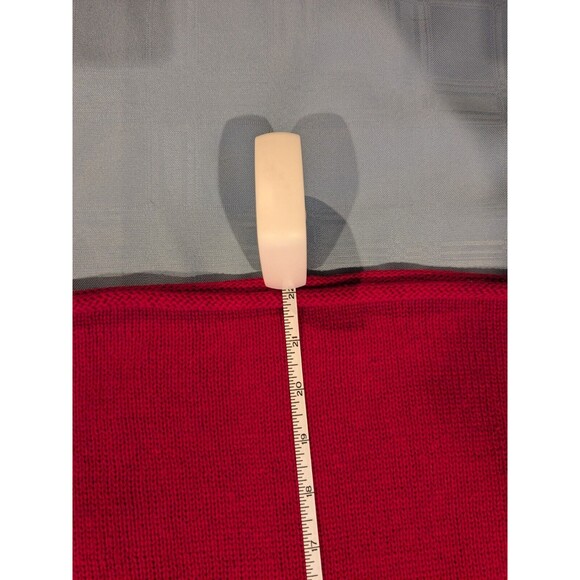 David‎ Brooks Christmas Sweater Womens M Rudolph Red Santa Charms Vtg - Picture 12 of 13